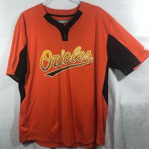 Men’s Majestic MLB Orioles Baseball Shirt  Size XL